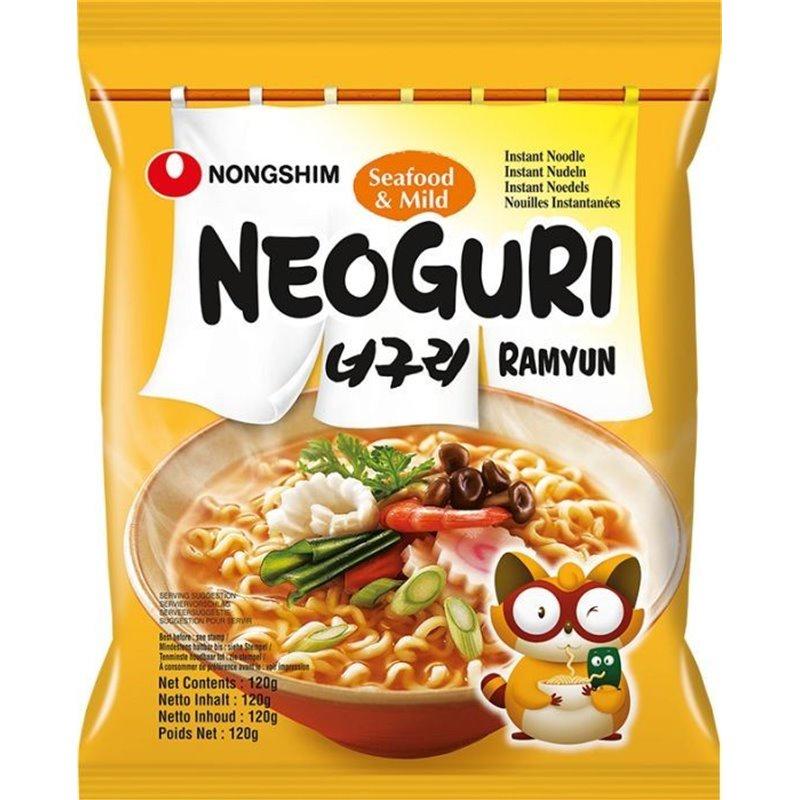 韩国农心 辛拉面 neoguri 海鲜面 黄色包装 方便面 120g/NONG SHIM Neoguri Nudel Seafood 120g