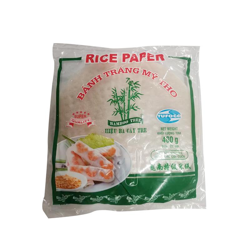 竹子 越南特级米纸22CM 400g/Vietnamesisches Premium Reispapier 400g