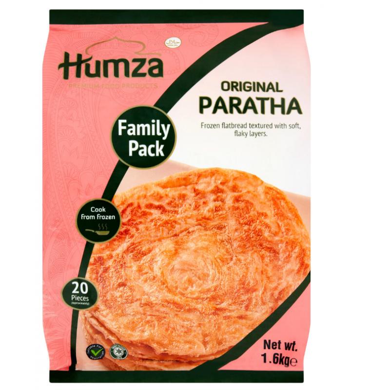 生鲜 冷冻 Humza 帕拉塔 酥饼 原味/Humza Frozen Plain Paratha Family- 20