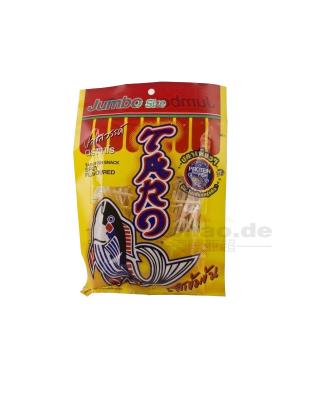 干鱼丝/鱼条 微辣 黄色包装 52g/Spicy Fisch Snack 52g