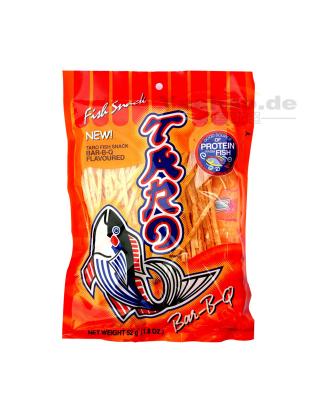 干鱼丝/鱼条 烧烤味 橙色包装 52g/B.B.Q. Fisch Snack Barbeque Flavor 52g