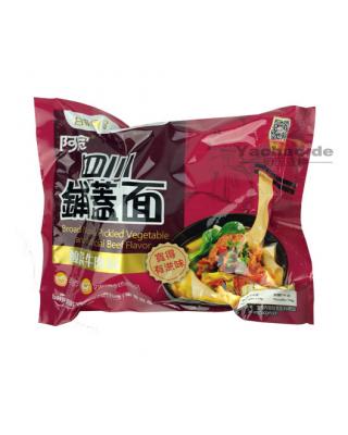 白家阿宽 四川铺盖面 酸菜牛肉味 120g/Instant nudel 120g