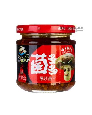 饭扫光 菌多多 爆炒菌片 158g/Eingelegte savory mushroom 158g