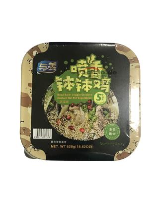 与美 喷香钵钵鸡 藤椒味 盒装 528g/Heisse Topf Schafes Hünchen Geschmack 528g