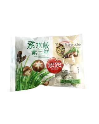 生鲜 冷冻 思念素水饺 素三鲜 500g/Si Nian Vegetarishce Knödeln gemischt Gemüse 500g