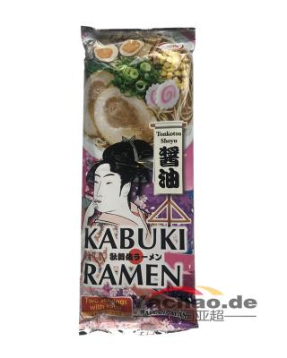 天长歌舞伎 酱油味拉面 2人份 240g/KABUKI Sojasauce Geschmack Ramen 240g