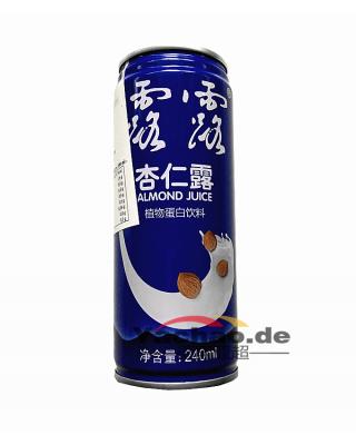 露露杏仁露 植物蛋白饮料 铁罐装 240ml/CN Almond Juice UHT 240ml