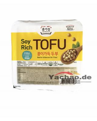 生鲜 临期特价 新鲜蔬菜 冷藏 新鲜韩国板豆腐 300g/frische Tofu 300g