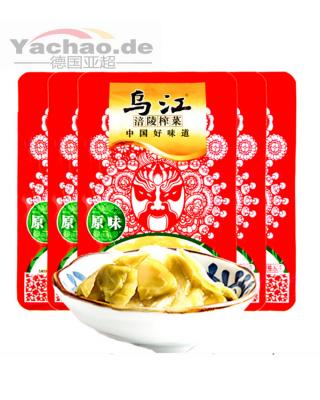 乌江 原味菜片 80g/Wujiang Pres Mustard YuanWeiCaiPian 70g