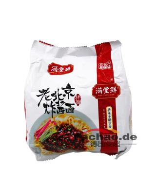 满堂鲜 老北京炸酱面 495g/MTX Inst-Nudeln mit Sojabohnenpaste （5er pack） 495g