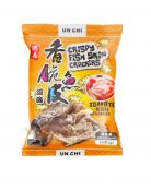 润志 番茄味鱼皮 50g/Knuspige Fischhaut Tomatengeschmack 50g