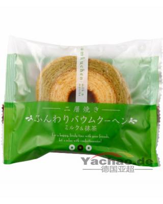 日本 太阳食品 年轮蛋糕 抹茶味 60g/Bamkuchen Matcha 60g