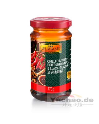 李锦记 金钩油辣椒/170g LKK CHILLI OIL WITH DRIED SHRIMPS & BLACK BEANS 170g