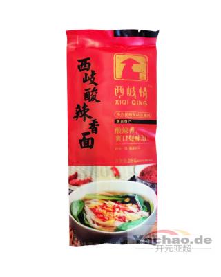 西岐情 酸辣香面（素臊子面）208g/Instant Noodle-Hot&sour Flavor 208g