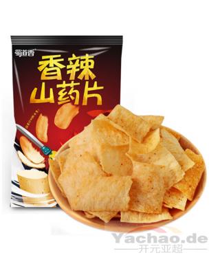 蜀道香 香辣山药片 65g Spicy Yam Chips 65g