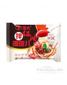 顶大 拌凉皮 酸辣红油味 120g/DD Scheibennudel Sauer mit chiliol 120g