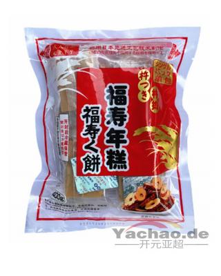 福寿 日式拉丝年糕 烤年糕 黑糖红枣 400g