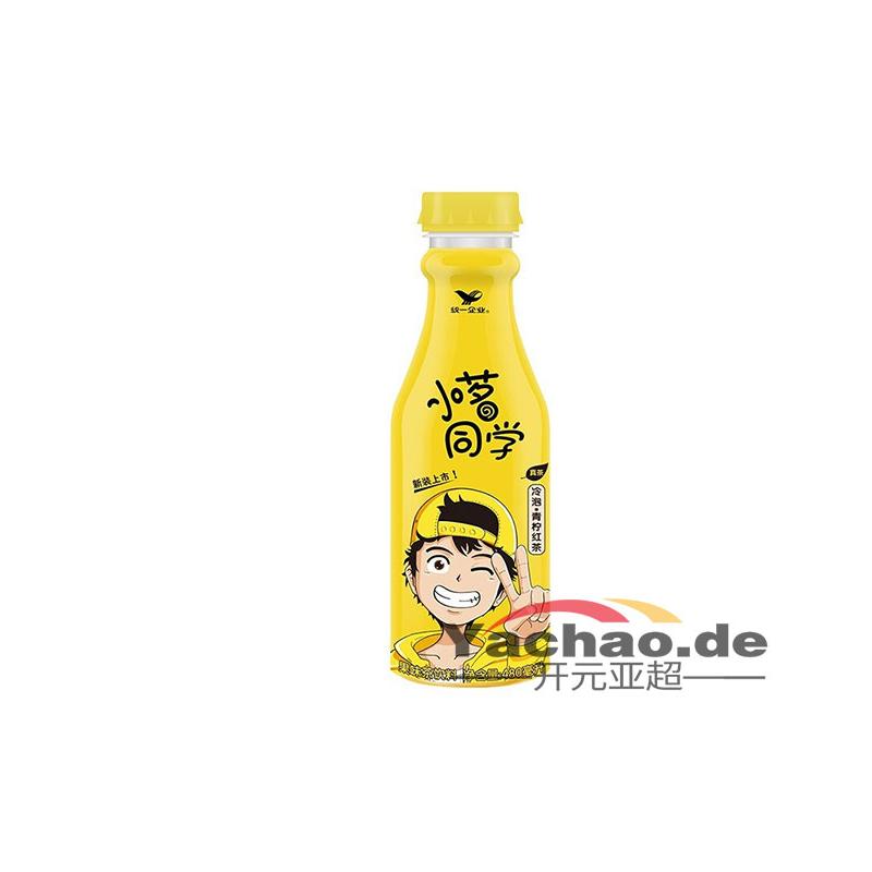 统一 小茗同学  青柠红茶 480ml/ XM Kräutergetränk Teegetrank 480ml