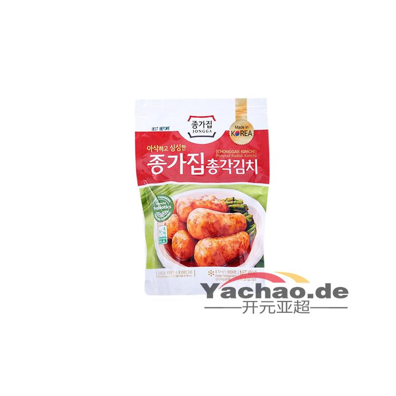 冷藏 韩国 宗家府 泡菜 腌萝卜 500g/ Chonggak Kimchi Rettich 500g