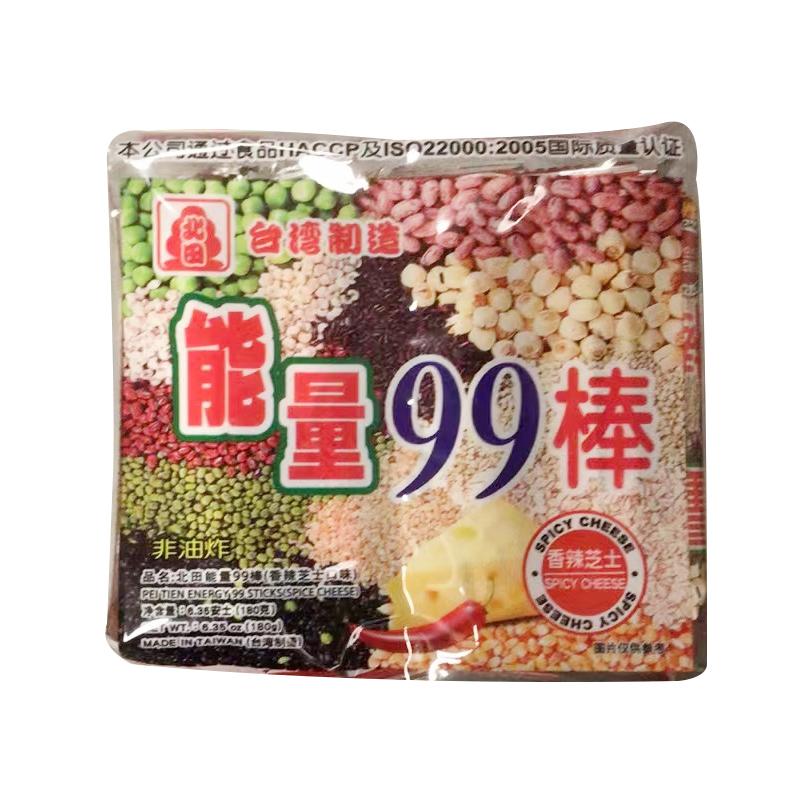 保质期4.20台湾 北田 能量99棒 香辣芝士口味 180g