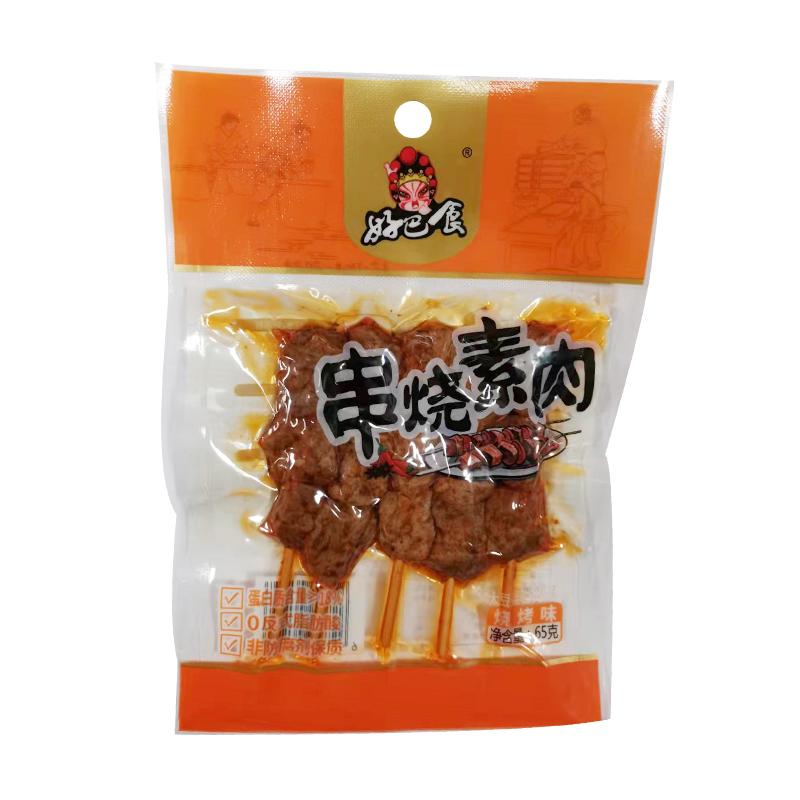 好巴食 串烧素肉 烧烤味65g/Barbecue Geschmack von vegetarischem Fleisch mit Barbecue Sauce 65g