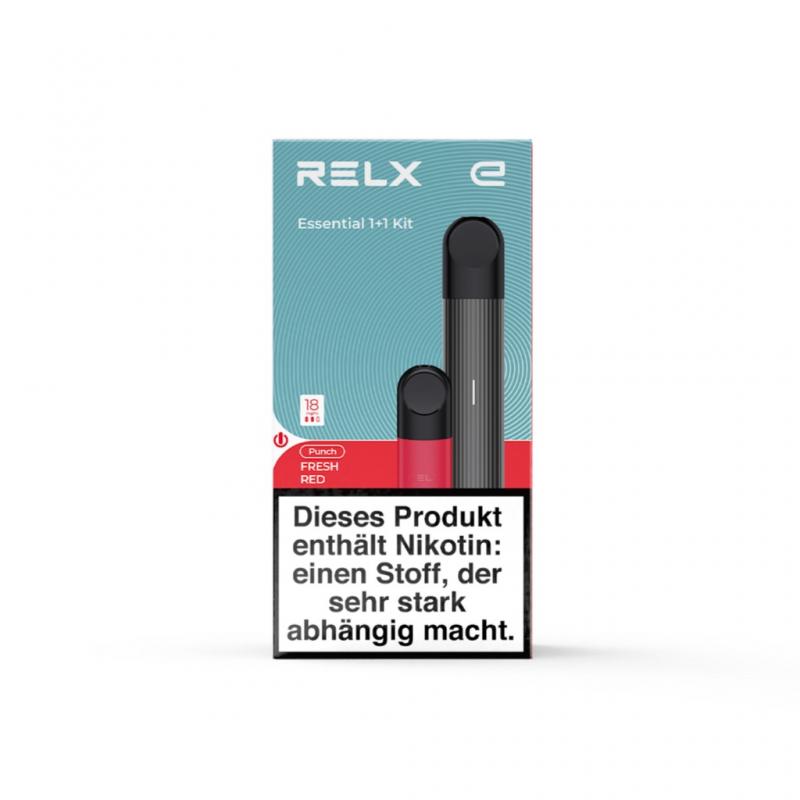 悦刻 RELX Essential Kit-Black-1 Pod Pro-Fresh Red-DE 西瓜essential套装