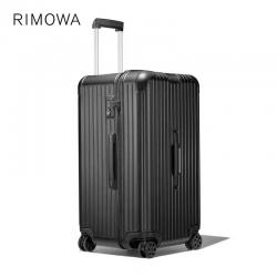 德国 RIMOWA日默瓦 ESSENTIAL Trunk 31寸 哑光黑色 托运箱行李箱拉杆箱 832.75.63.4