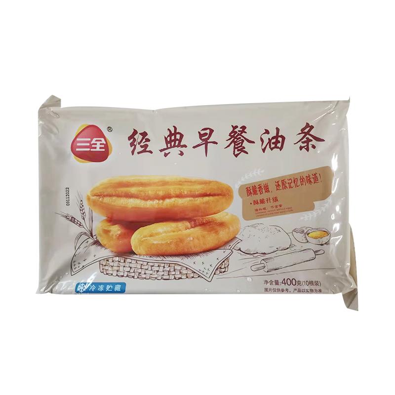 生鲜 冷冻 三全 经典早餐油条 400g/Klassisches Frühstück gebratene Teigstäbchen 400g