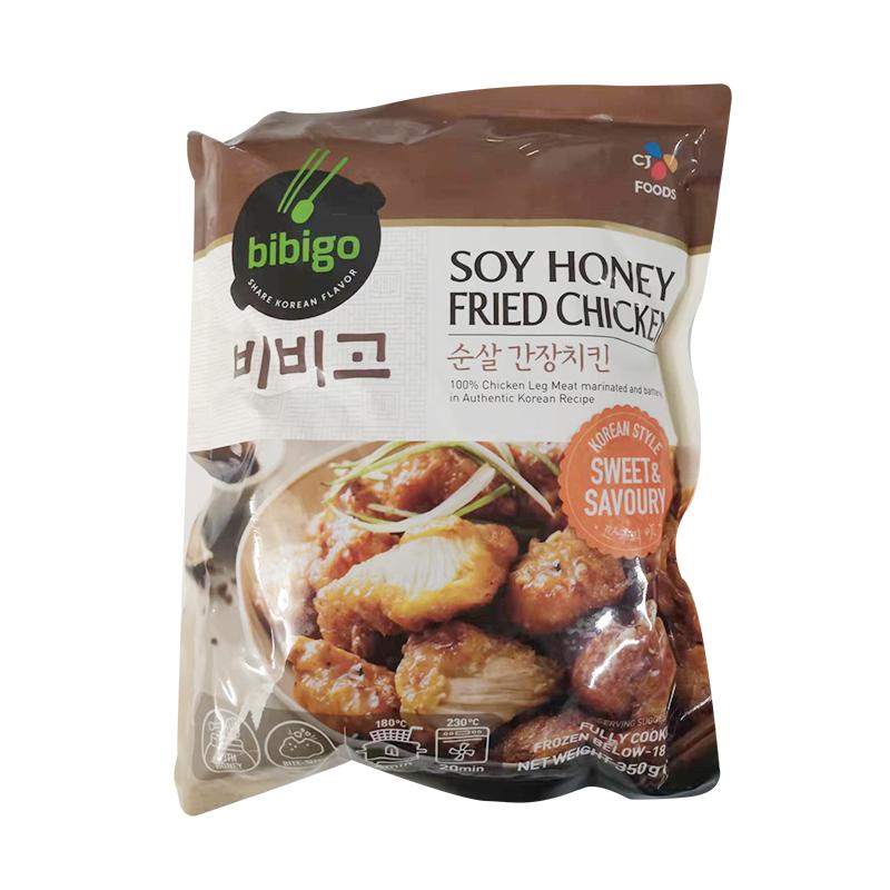 冷藏 必品阁 韩式吮指鸡炸鸡/炸鸡块 蜂蜜酱油味 350g/Gebratenes Hähnchenhonig Sojasauce Geschmack 350g