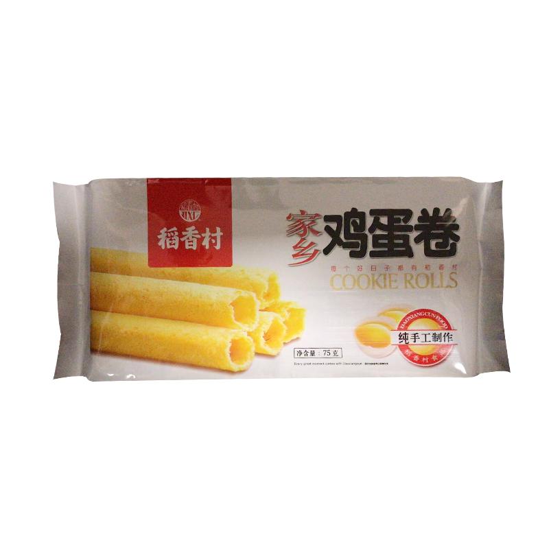 稻香村 原味蛋卷 鸡蛋卷 75g/Daoxiangcun Original Eierrolle 75g