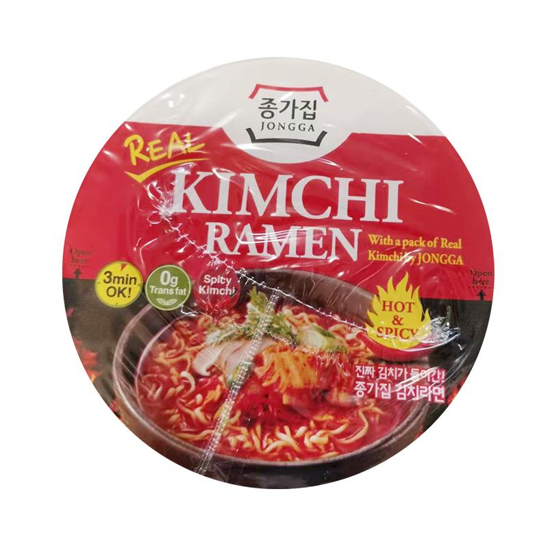 韩国方便面 桶装 泡菜味/Koreanischer Instant-Nudeleimer mit Kimchi-Geschmack