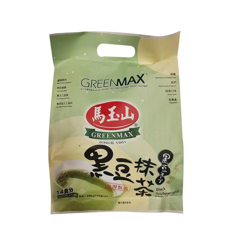 马玉山 黑豆抹茶味420g/Mayushan Black Bean Matcha-Geschmack 420g