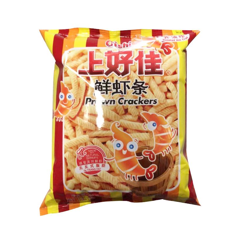 上好佳 鲜虾条40g/Shanghaojia Frische Garnelenstreifen 40g