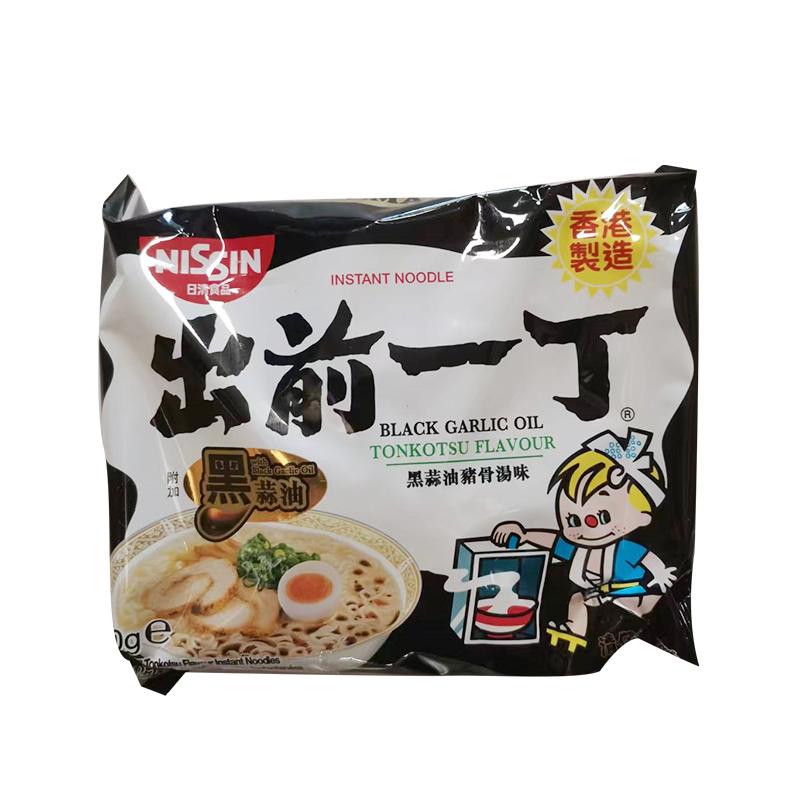 出前一丁 方便面 黑蒜油猪骨汤味100g/Schweineknochensuppe Aroma 100g