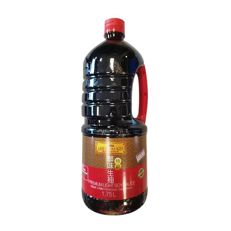 【李锦记618特惠】买特级鲜味生抽1.75L-送1瓶wow chii辣椒酱/Premium Umami leichte Sojasauce 1,75