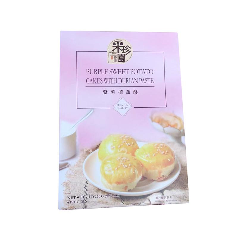 采珍园 紫薯榴莲酥270g/Lila Kartoffel Durian Crisp 270g