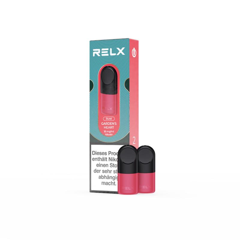 悦刻 RELX Pod-2 Pod Pack-Pod Strawberry Burst-18mg/ml-DE草莓18mg/Erdbeere