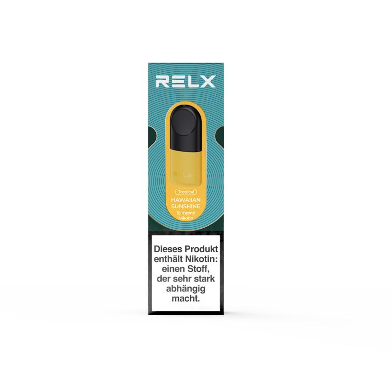 悦刻 RELX Pod-2 Pod Pack-Hawaiian Sunshine-18mg/ml-DE菠萝味18mg