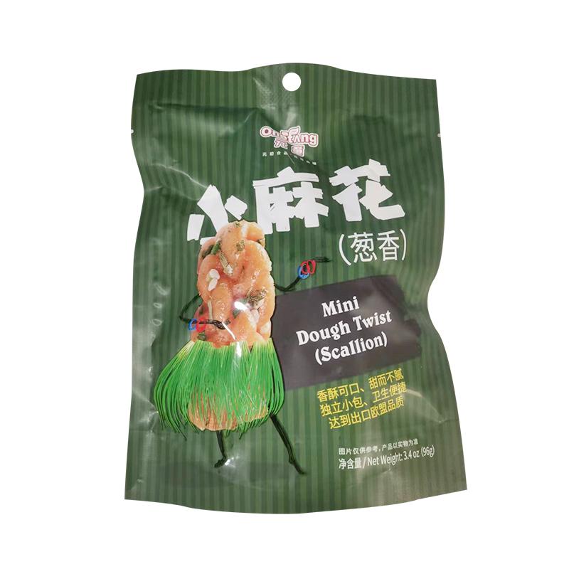 元童 小麻花 葱香味96g/Yuantong Small Twist Frühlingszwiebelgeschmack 96g