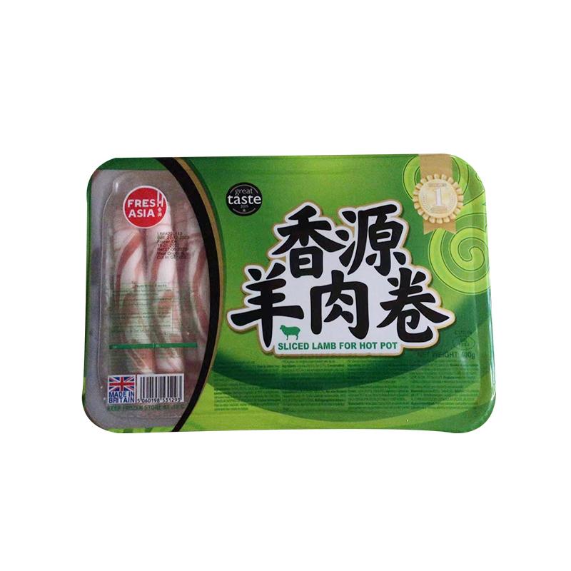生鲜 冷冻 香源 羊肉卷 400g/Xiangyuan Lammrollen 400g 如邮寄变质软化不售后