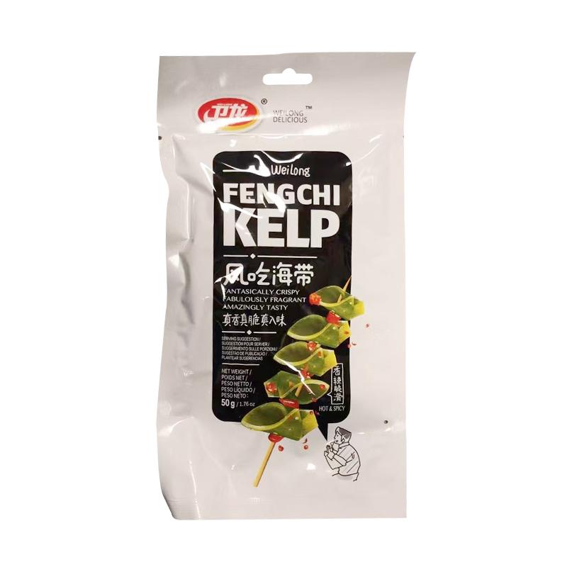 卫龙 风吃海带 香辣味50g/Wind Eat Seaweed würziger Geschmack 50g