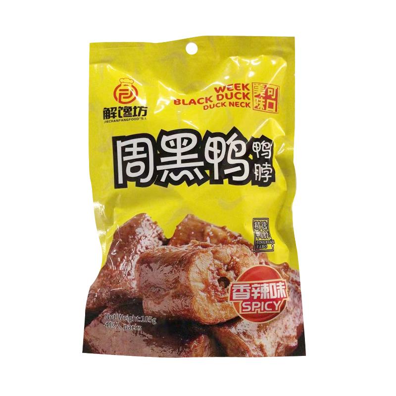 解馋坊 周黑鸭香辣鸭脖105g/Zhou schwarze Ente würziger Entenhals