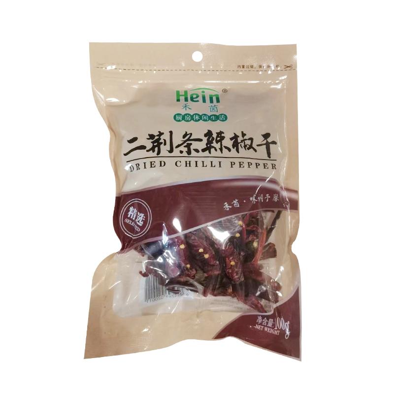 禾茵 二荆条辣椒干 辣椒100g/Erjingtiao Getrocknete Chilischoten 100g