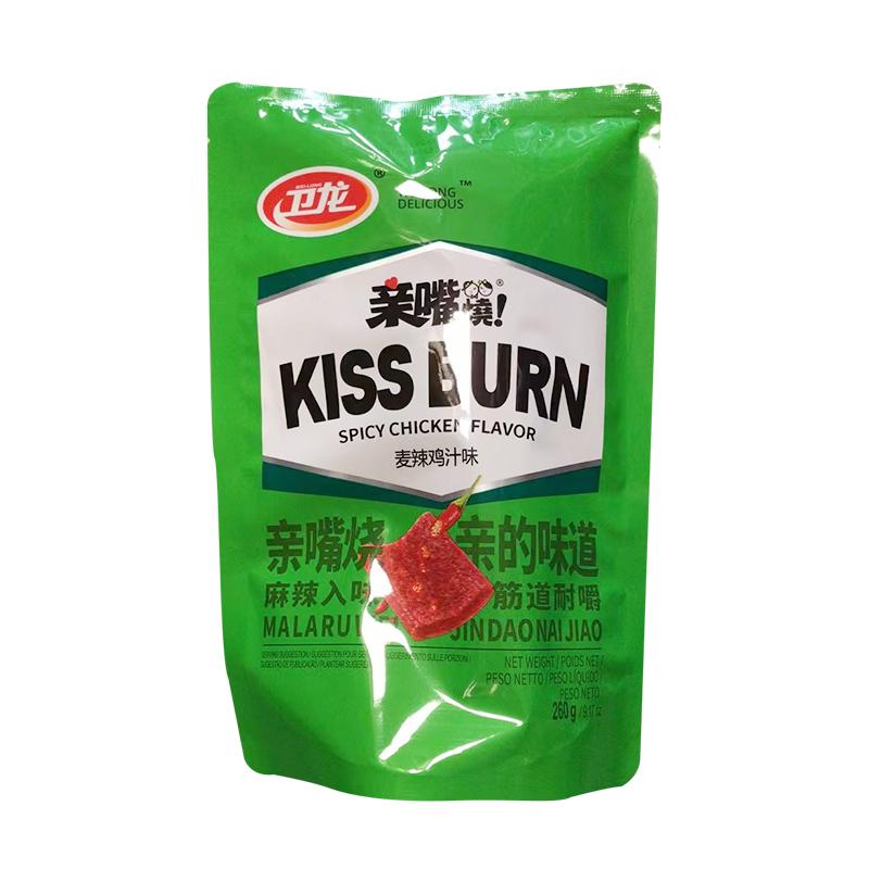 卫龙 亲嘴烧 麦辣鸡汁味280g/Kissing Siu Mai Spicy Chicken Sauce Geschmack 280g