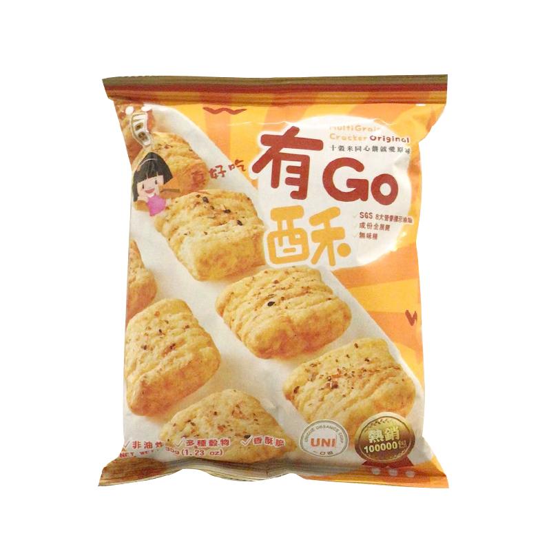 一口田 十榖米同心饼就爱原味 35g/Ten Grains Concentric Cake Love Originalgeschmack 35g