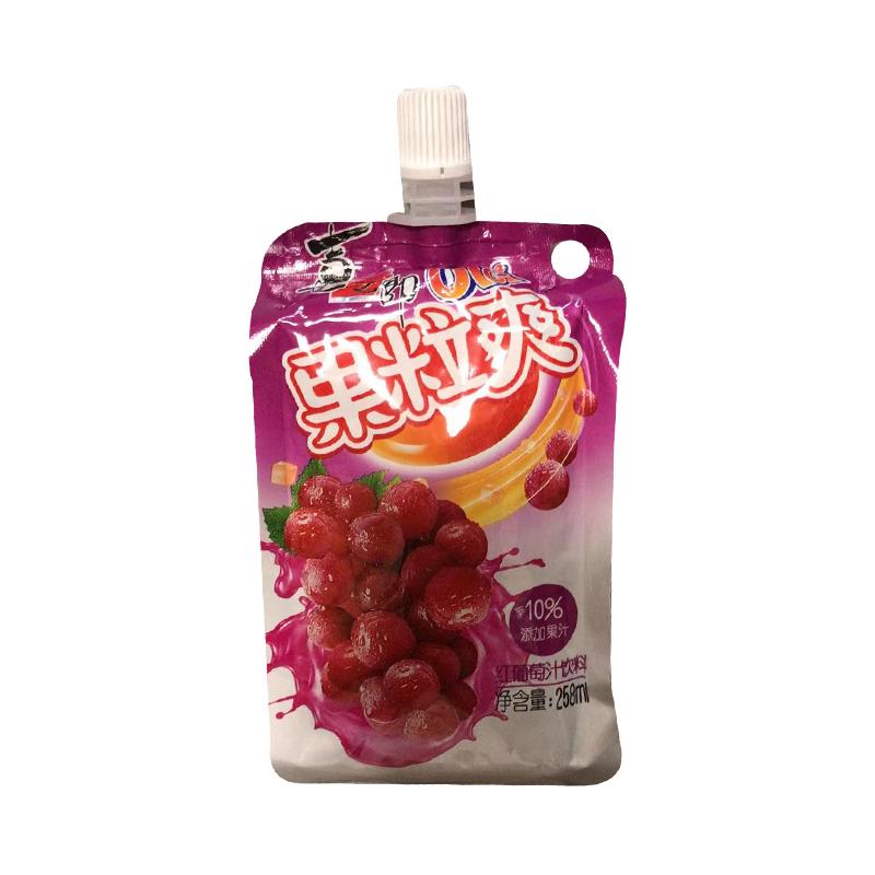 喜之郎 果粒爽 红葡萄汁258ml/Fruits Cooler roter Traubensaft 258ml