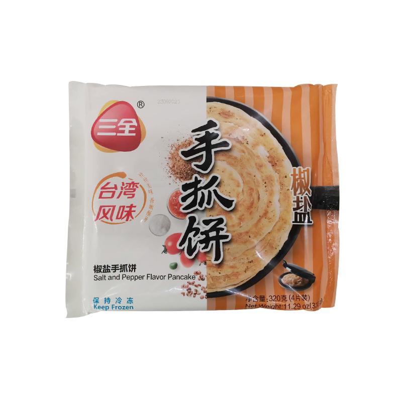 生鲜 三全 椒盐手抓饼320g /Sanquan Brezel 320g