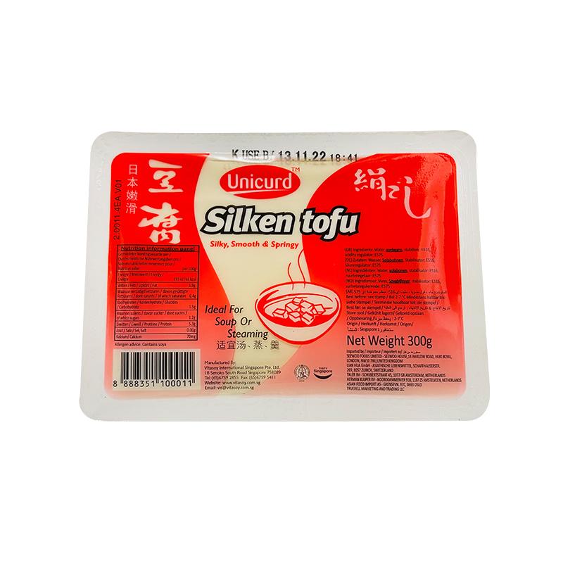 生鲜 统一 日本豆腐/绢豆腐 红盒 300g/Frisch Tofu Japan red  300g