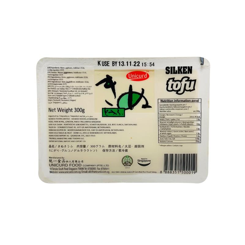 生鲜 统一 日本豆腐/绢豆腐 白盒 300g/silken tofu white 300g