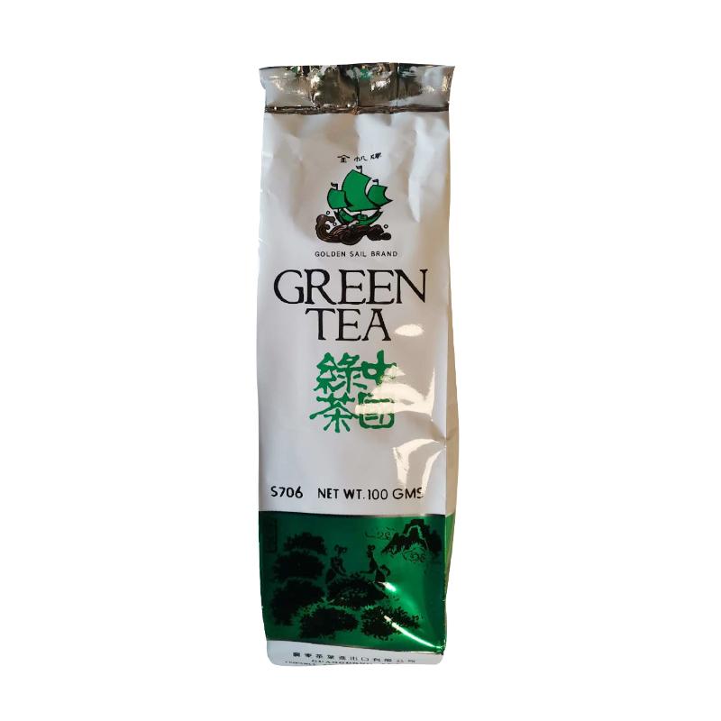 金帆牌 茶叶 绿茶叶100g/Grüner Tee Pulver 100g